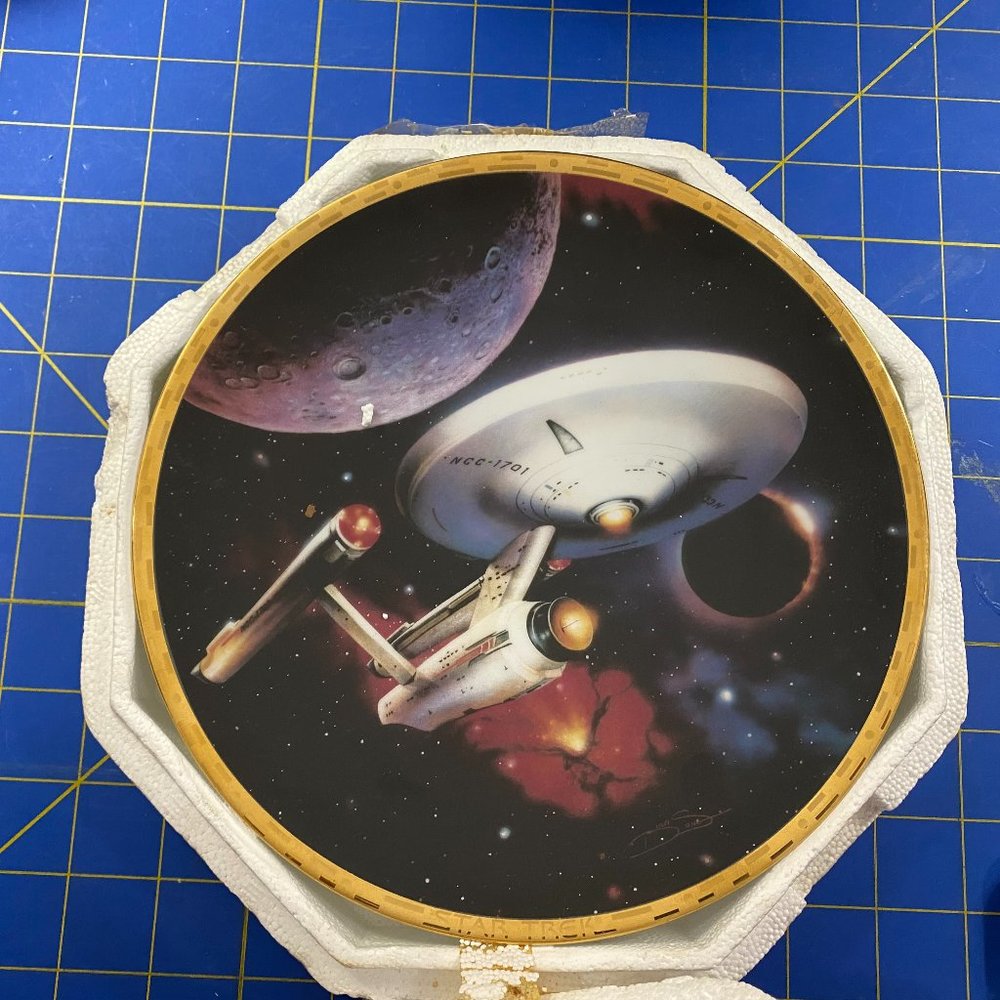 Hamilton Collection Plate Star Trek Enterprise